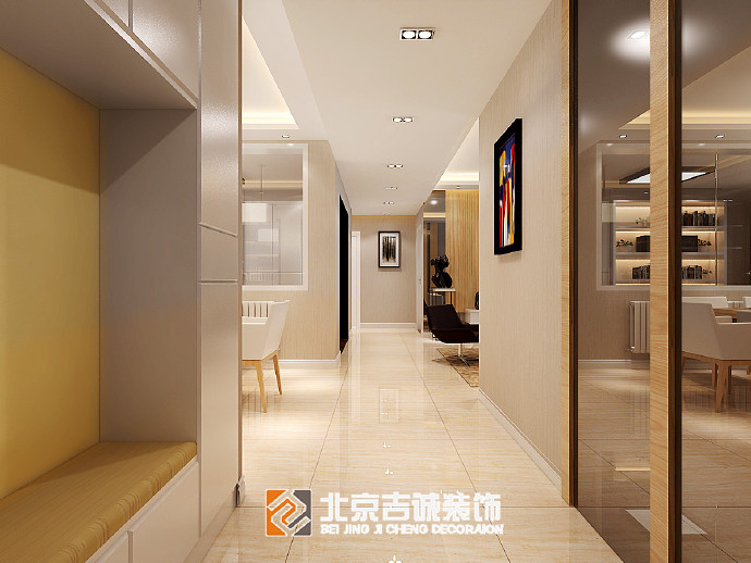 [裝修案例]127平米現(xiàn)代簡約風(fēng)格效果圖 簡而典雅的精致