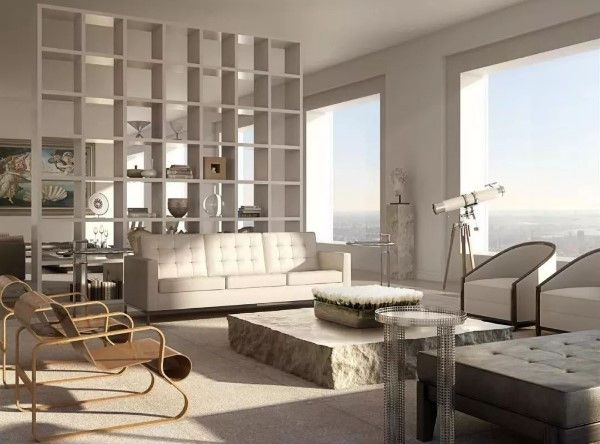 客廳隔斷常見的幾種方法，附客廳隔斷效果圖