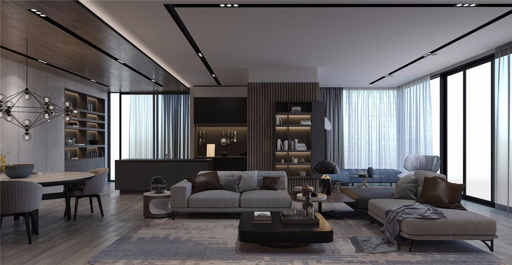 龍湖九里晴川-現(xiàn)代簡約-臥室設(shè)計效果圖