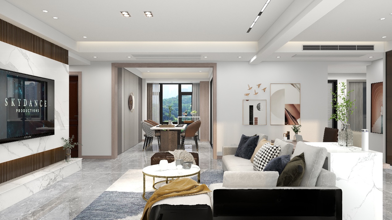 龍湖九里晴川-現(xiàn)代簡約-臥室設計效果圖